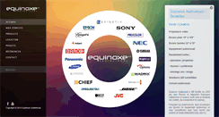 Desktop Screenshot of equinoxe-av.be